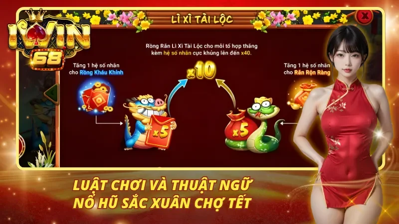 Luật chơi và thuật ngữ nổ hũ sắc xuân chợ tết